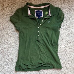 Circa 2005 American Eagle Green Polo Shirt